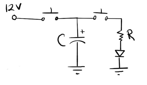 capacitor discharge circuit